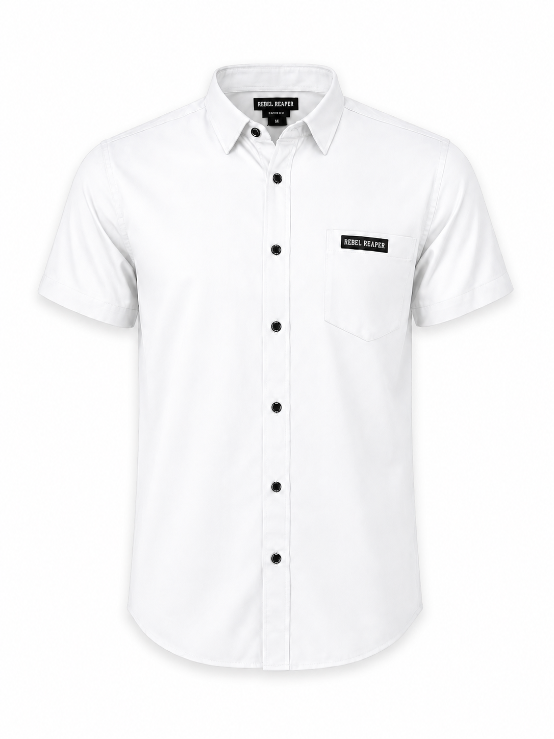 Bamboo Short Sleeve Shirt - White