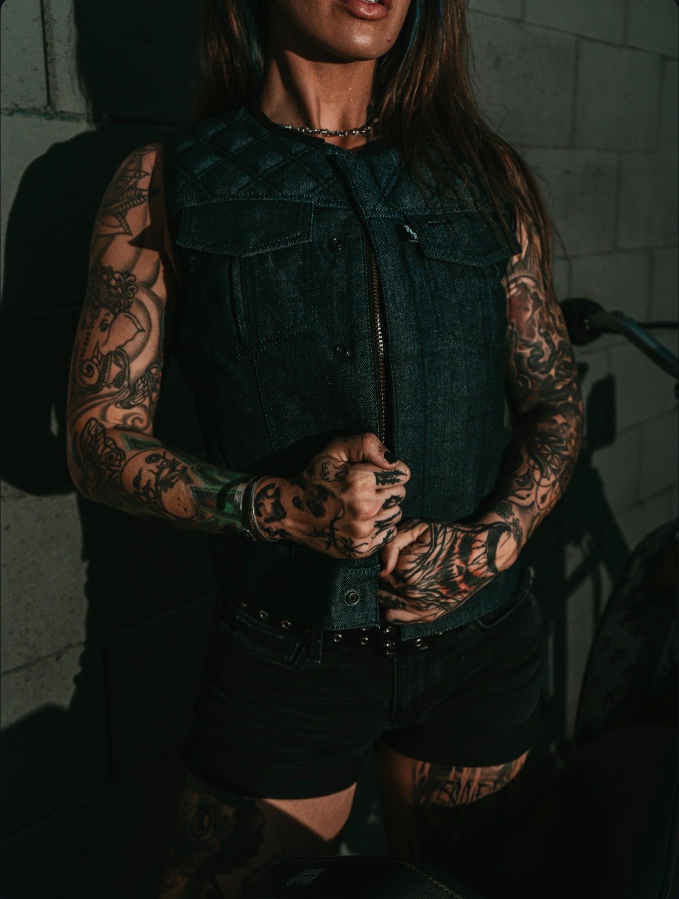 Siren Women’s Indigo Selvedge Denim Vest