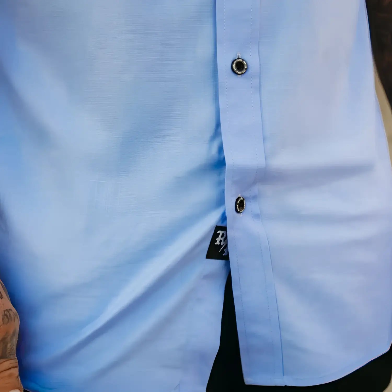 Bamboo Short Sleeve Shirt - Light Blue