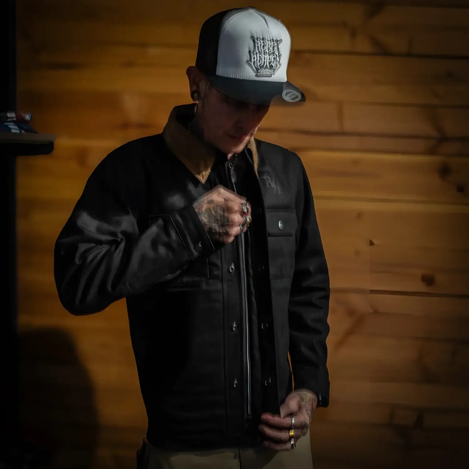 The Scythe Jacket Black Denim