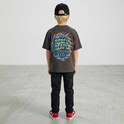 Kids Tee Flames - Dark Grey