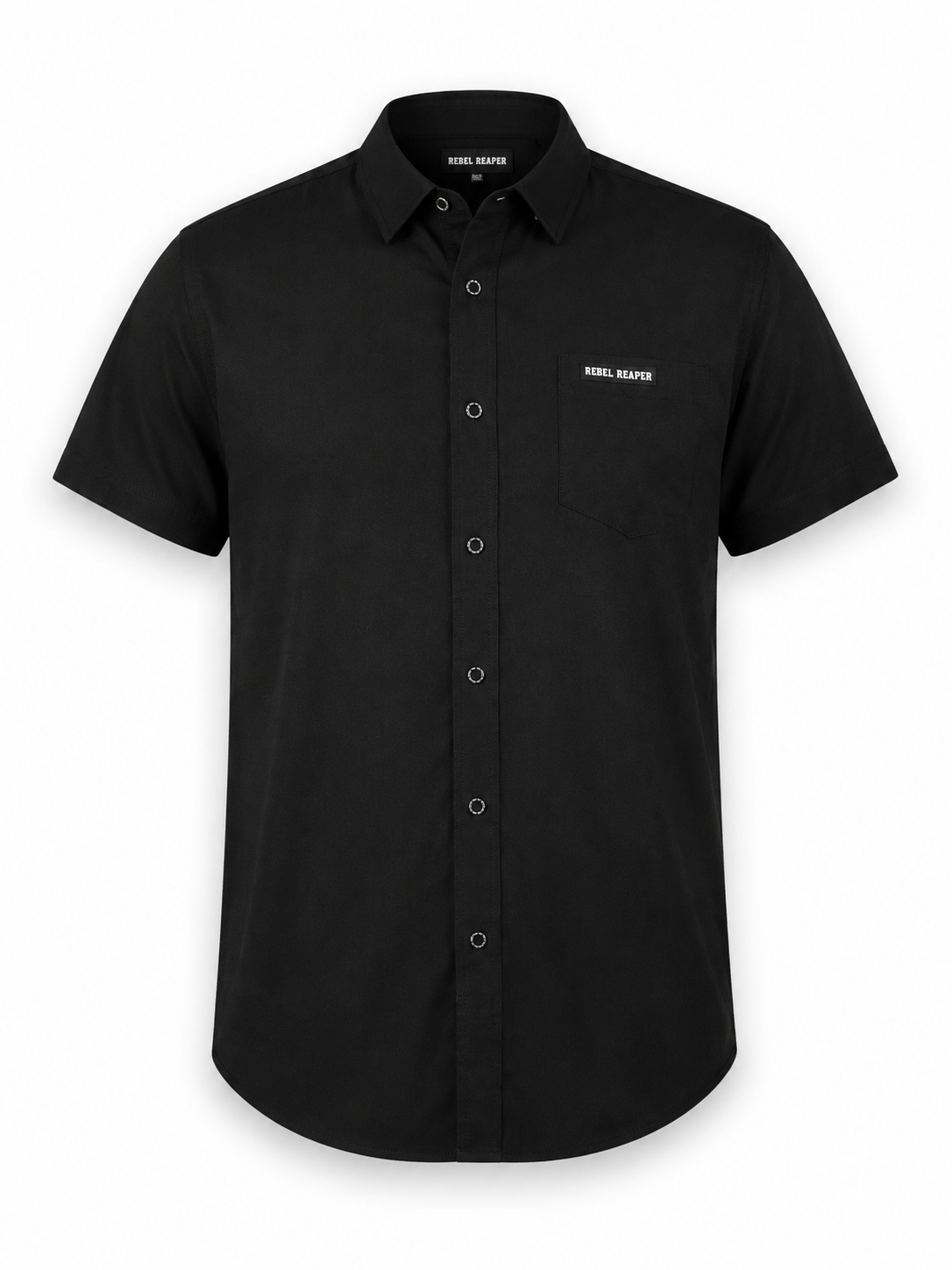 Bamboo Short Sleeve Shirt - Black