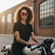 Performance Full Frame Hogan Sunglasses - Red