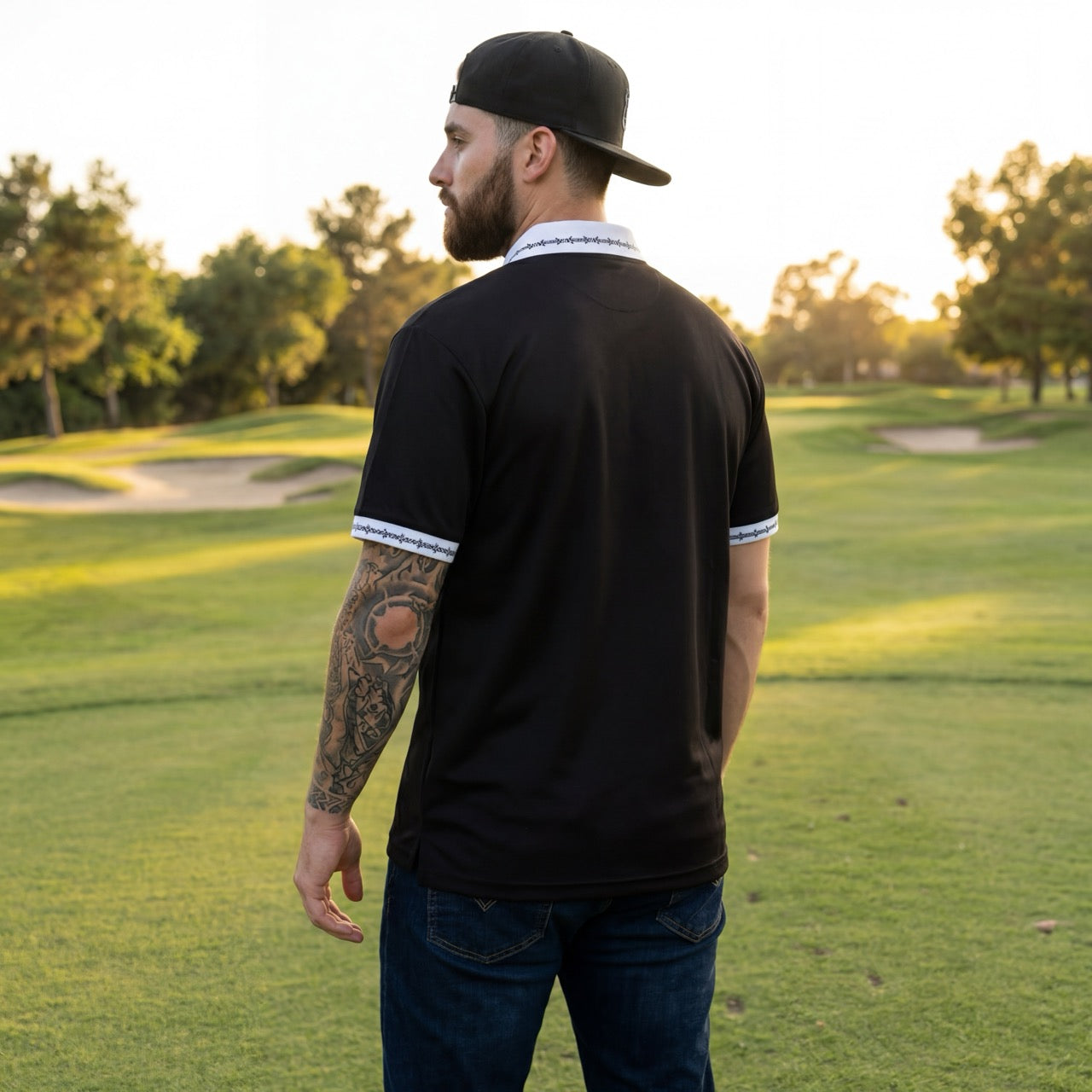 Barbed Wire Performance Polo Shirt