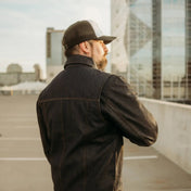 Indigo Blue Denim Trucker Heavy Duty Jacket