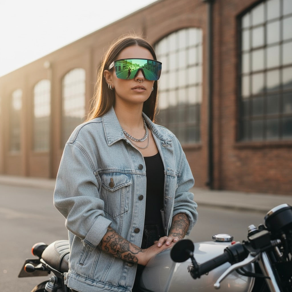Performance Full Frame Hogan Sunglasses - Green