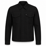 Black Denim Trucker Heavy Duty Jacket