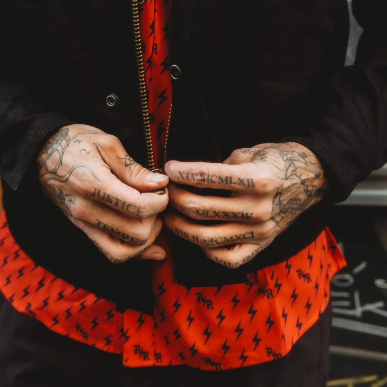 Black Denim Trucker Heavy Duty Jacket