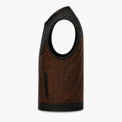 Harvester of Sorrow Leather Vest - Short Torso