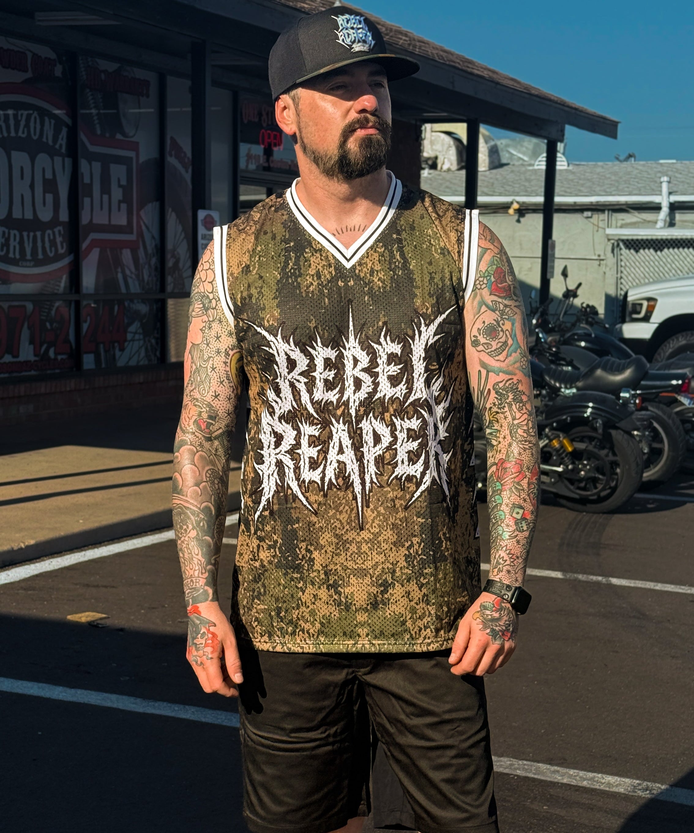 Mesh Camo Basketball Jersey | Rebel Against The Norm