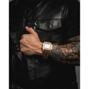 Eastwood Black Leather Vest - Collarless