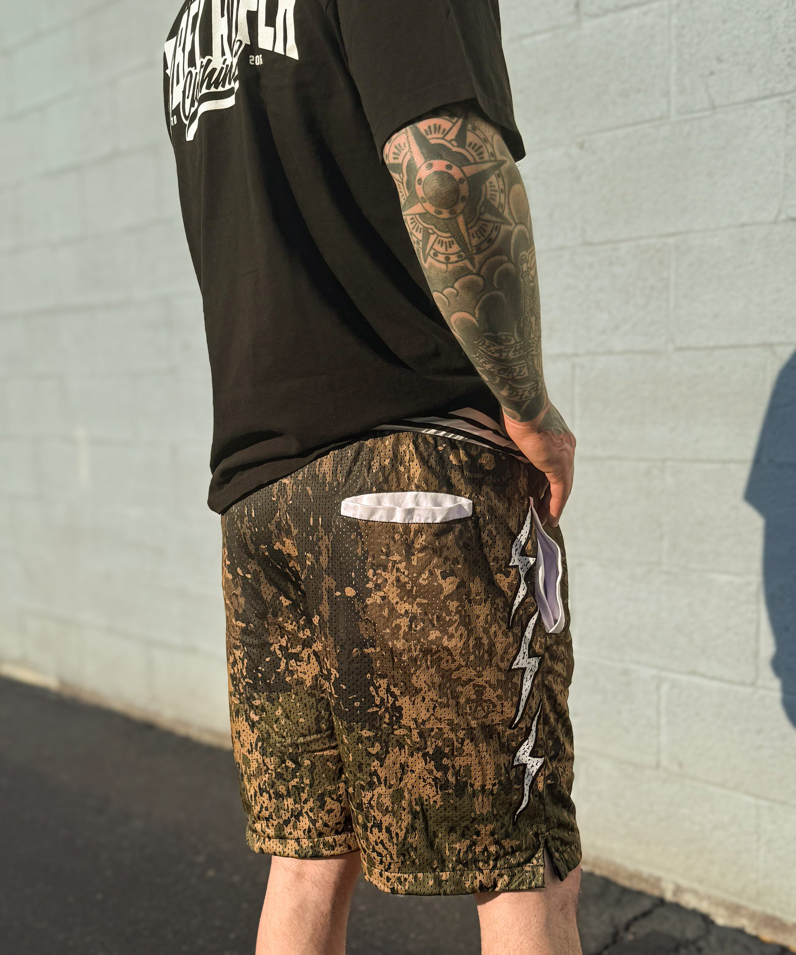 REBEL REAPER® MESH SHORTS – “BOLT CAMO” EDITION