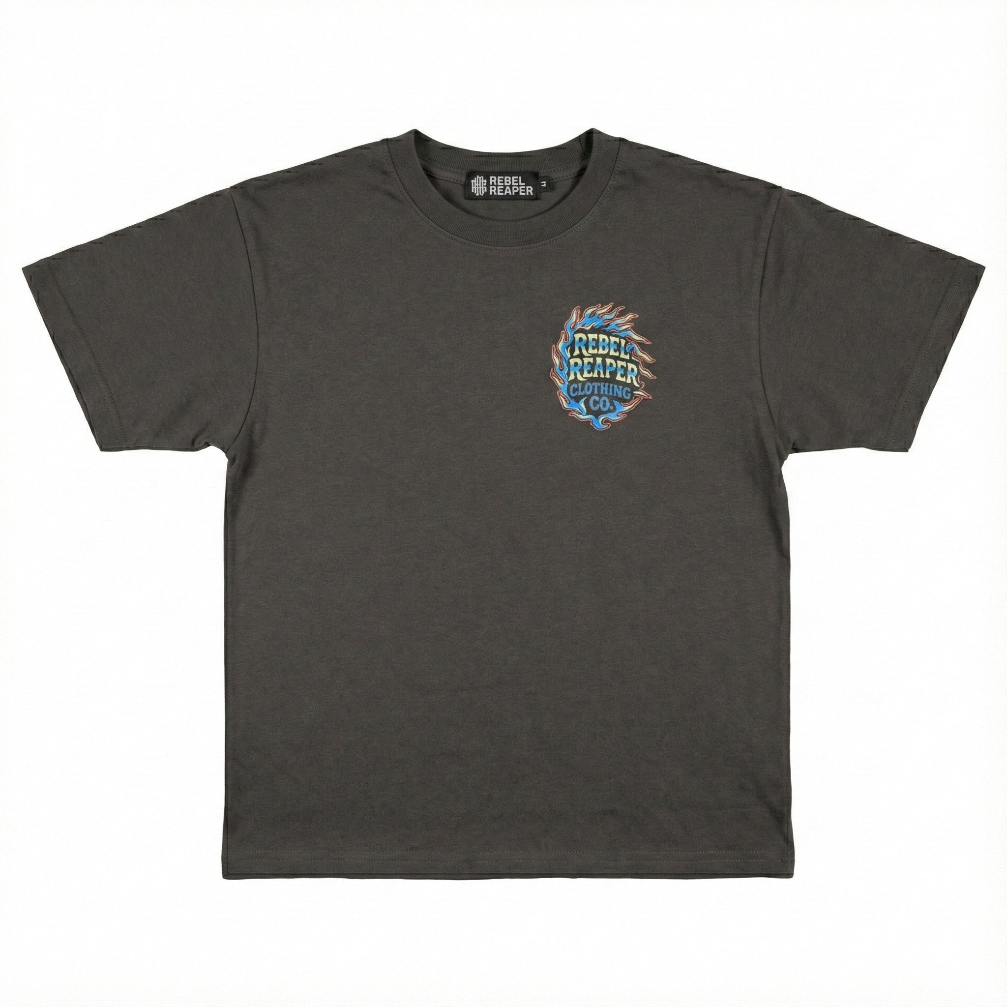Kids Tee Flames - Dark Grey