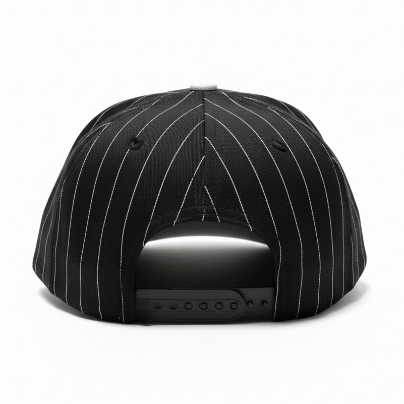  White Stripes Snapback Hat