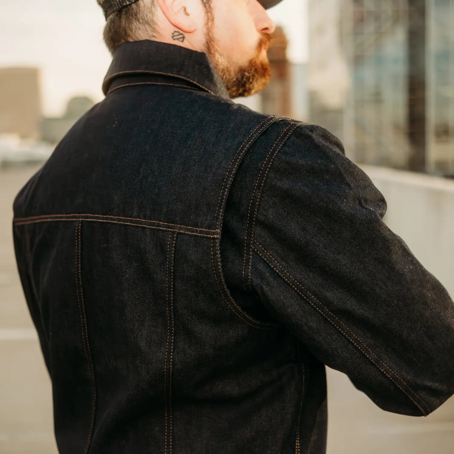 Indigo Blue Denim Trucker Jacket