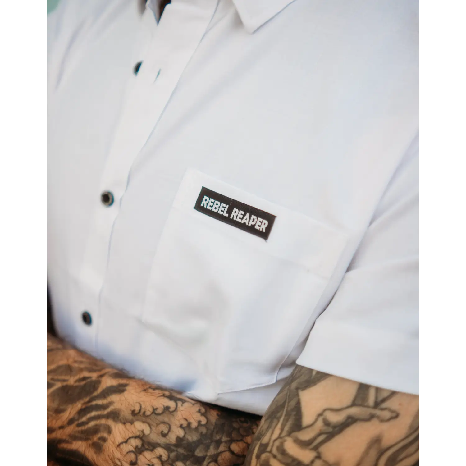 Bamboo Short Sleeve Shirt - White
