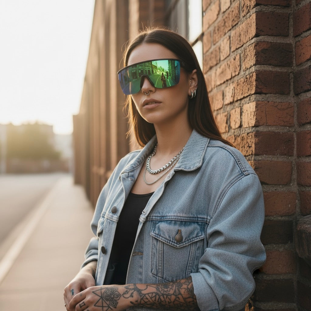 Performance Full Frame Hogan Sunglasses - Green