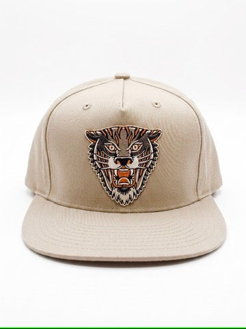 Grey Tiger Logo Rebel Reaper Snapback Hat