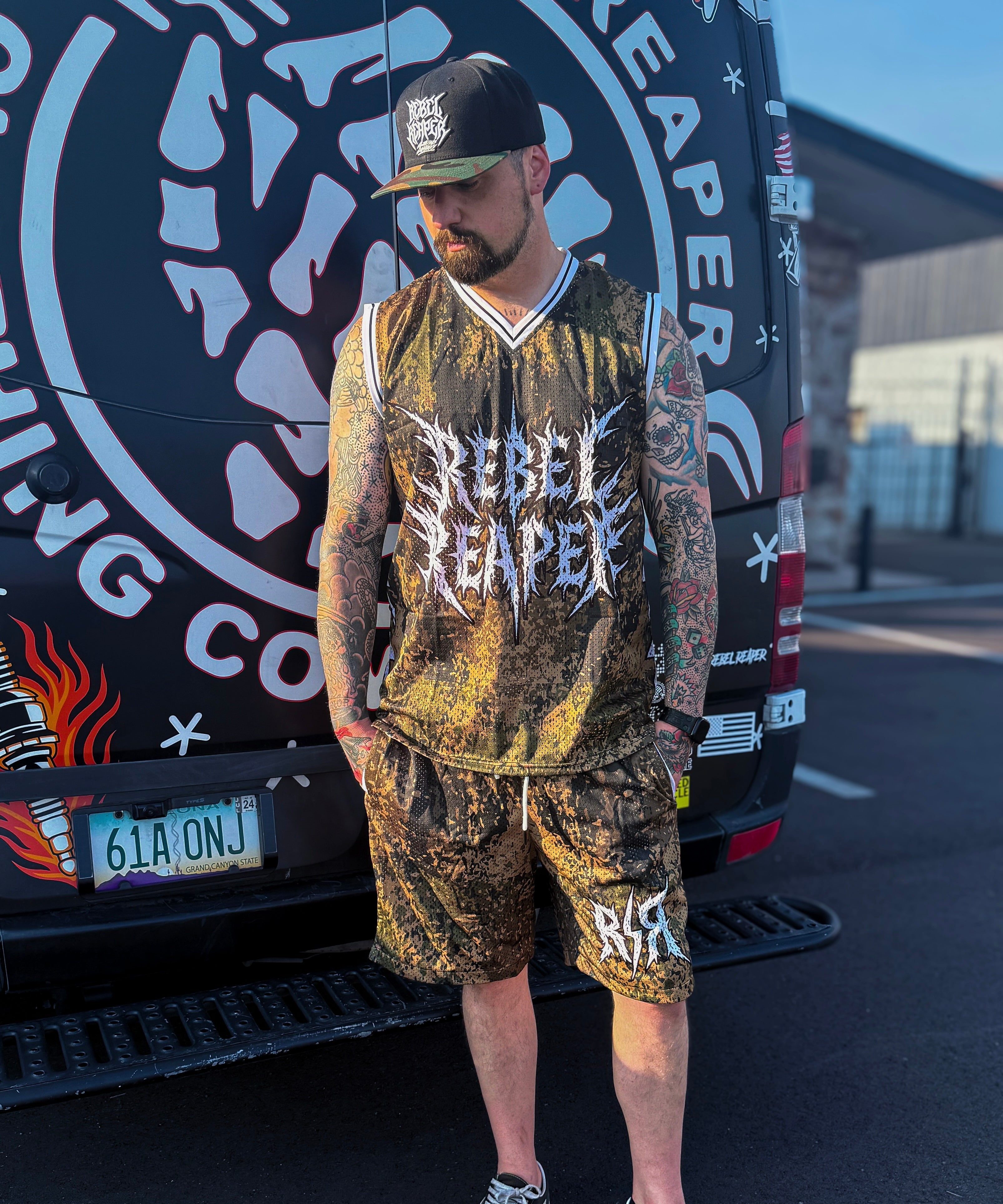 Mesh Camo Basketball Jersey | Rebel Against The Norm