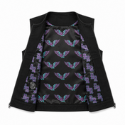 Covert Black Denim Vest