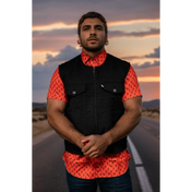 The Covert Vest - Black Denim