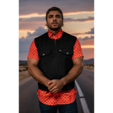 Covert Black Denim Vest