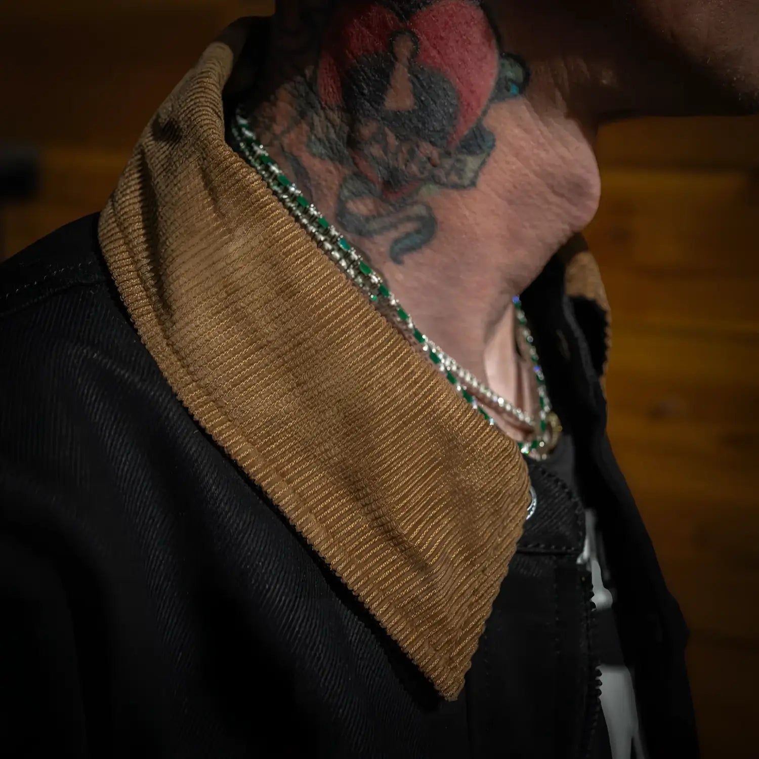 The Scythe Jacket Black Denim