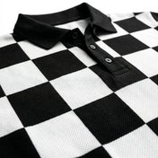 Checkered Flag Performance Polo Shirt