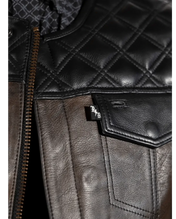 The Harvester of Sorrow Leather Vest | Collarless | Short Torso