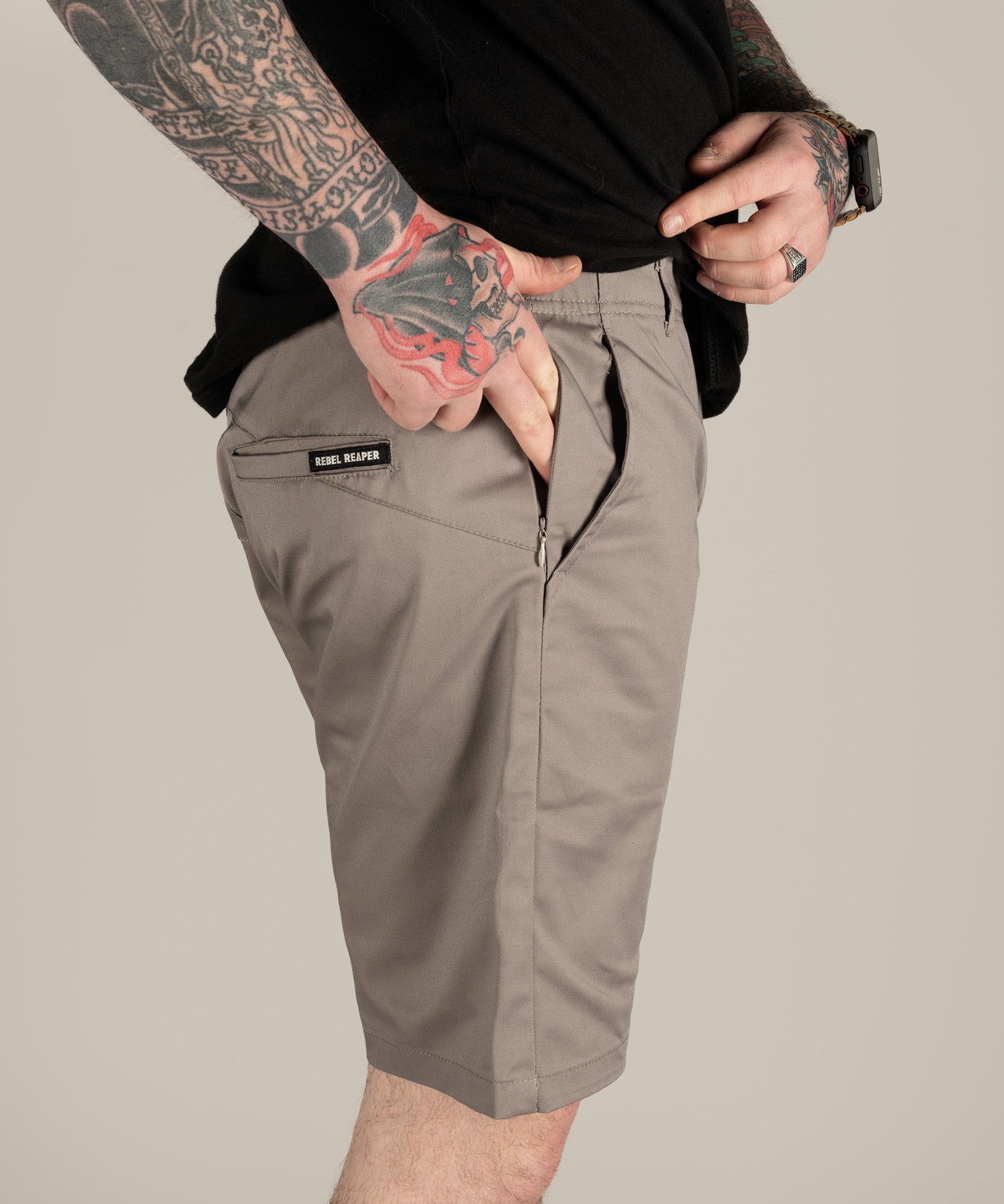 Chino Shorts | Gray