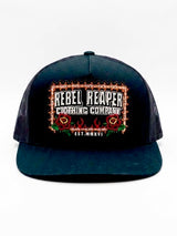 Tattoo Badge Hat - Black/Black