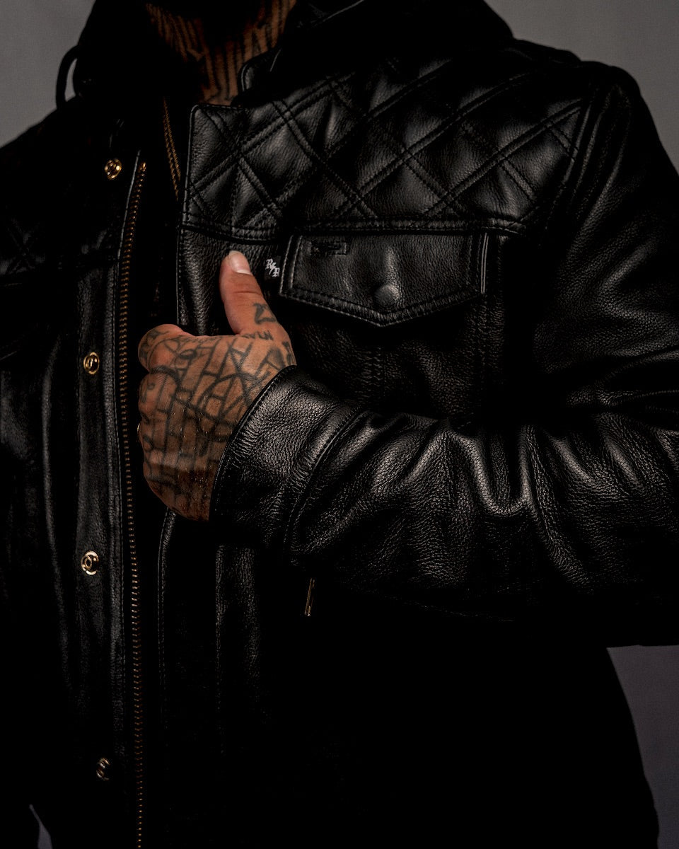 The Back in Black Premium Leather Jacket
