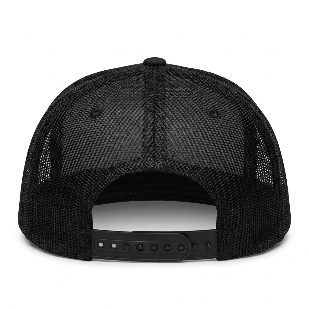  Black Mesh Snapback Hat