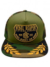 Gold Badge Captains Snapback Hat - Camo