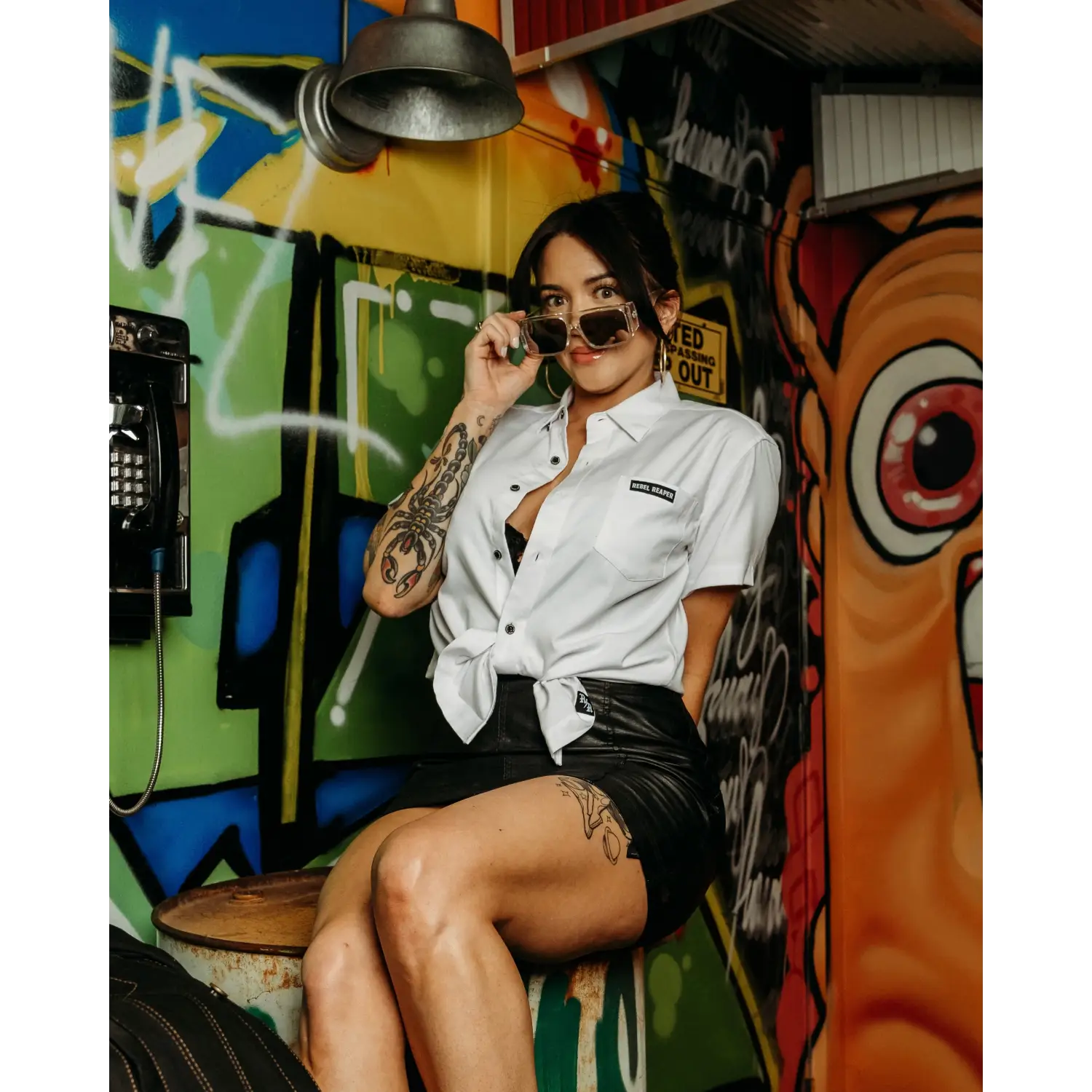 Bamboo Short Sleeve Shirt - White