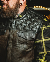 The Harvester of Sorrow Leather Vest | Collarless | Short Torso