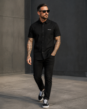 Bamboo Short Sleeve Shirt - Black