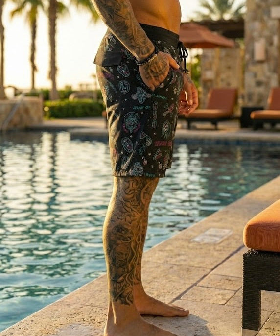 Neon Flash Boardshorts