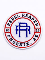 Phoenix Circle Patch - White
