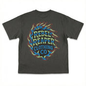 Kids Tee Flames - Dark Grey