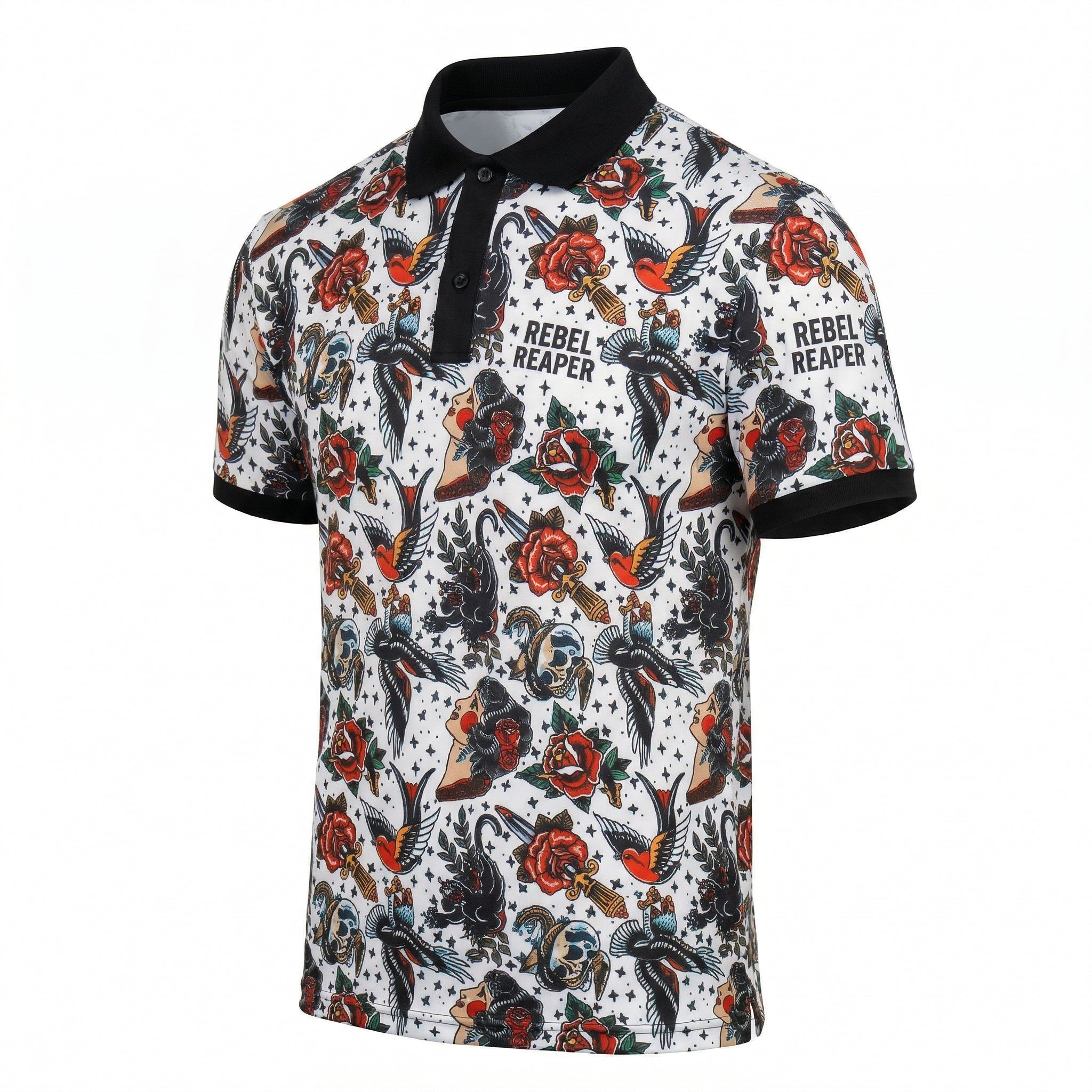 Legacy Tattoo Flash Performance Polo Shirt
