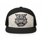 Logo Hat - Black/White Camo 7-Panel Hat