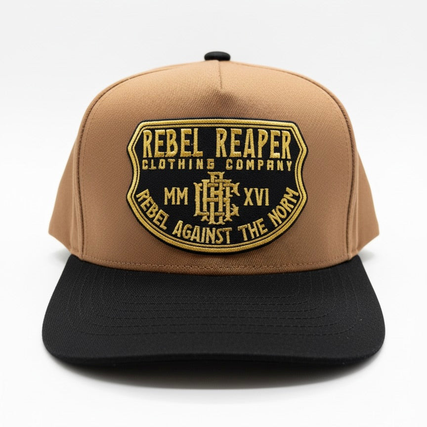 Gold Badge "RATN" Khaki - Curved Brim Baseball Hat