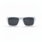 Retro Squared Polarized Sunglasses - White