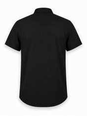 Bamboo Short Sleeve Shirt - Black