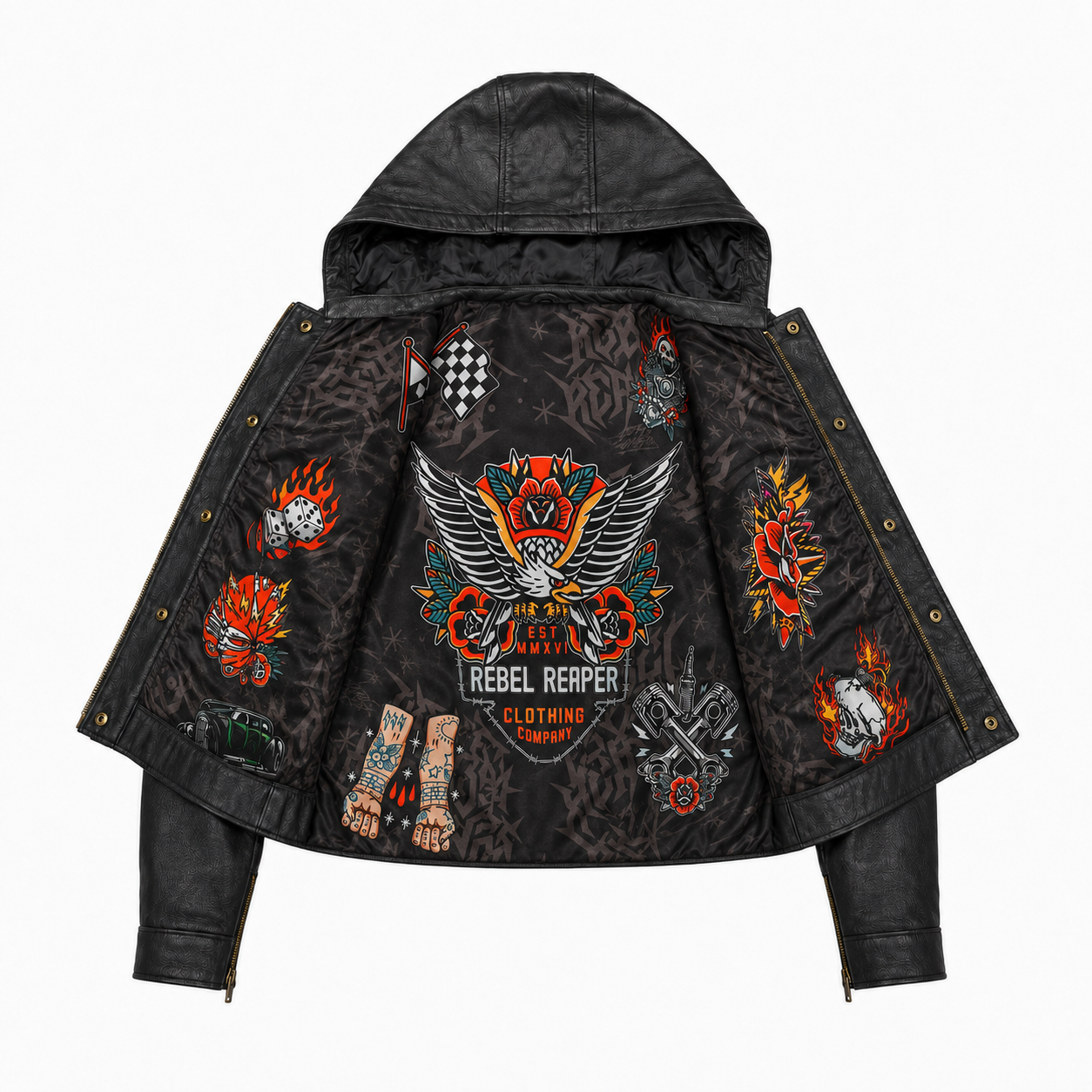 The Back in Black Premium Leather Jacket