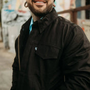 Black Denim Trucker Jacket