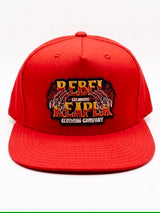 Red Scratch Logo Rebel Reaper Snapback Hat