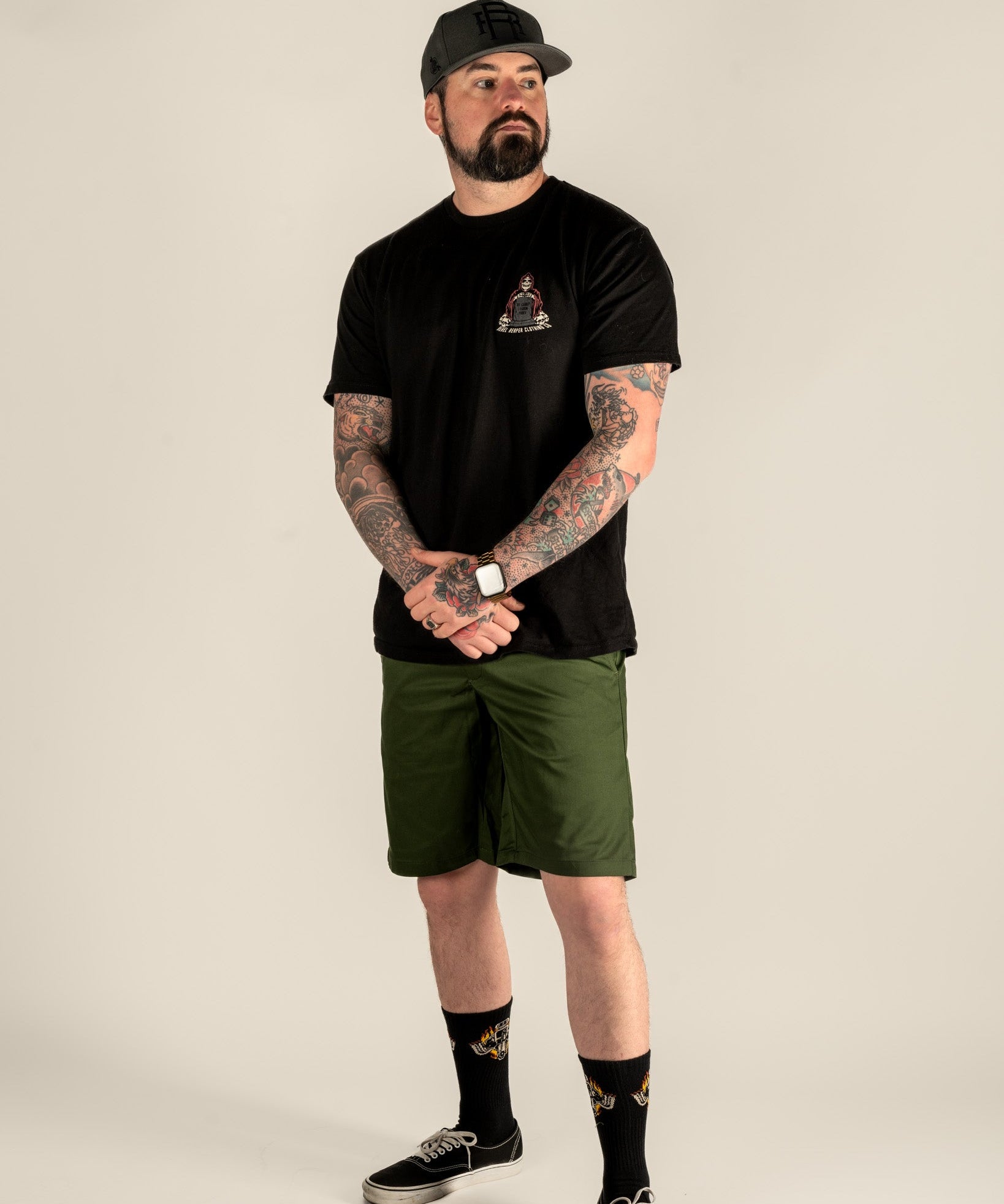 Chino Shorts | Forest Green