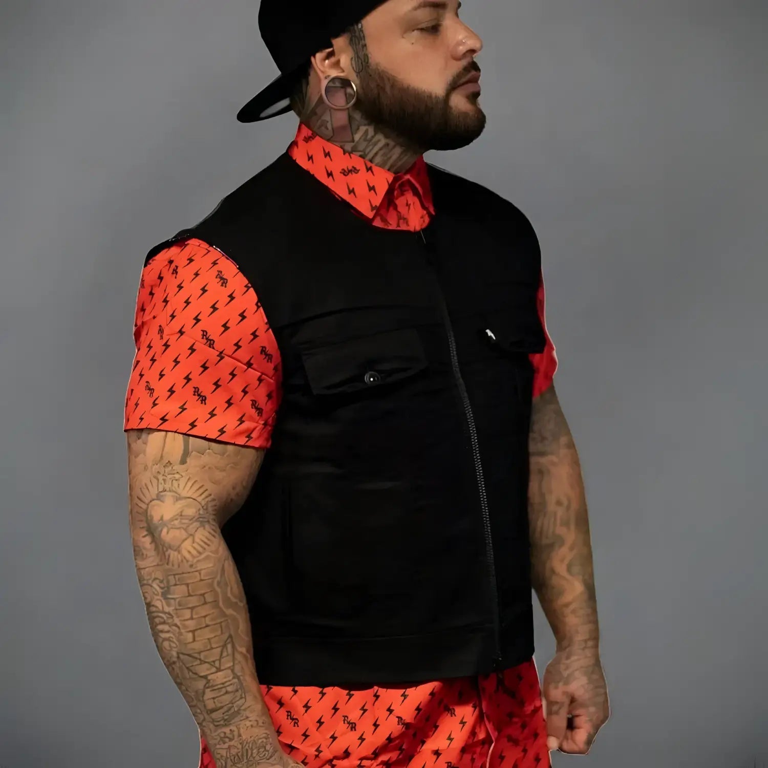 The Covert Vest - Black Denim
